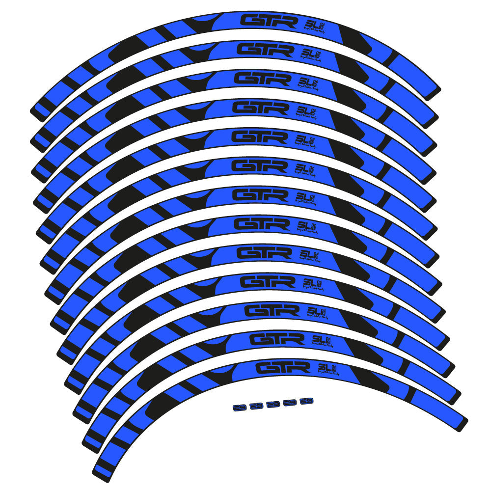 Stickers Gurpil GTR Tubeless Ready SL20 Boost compatibles Autocollants roues VTT 29"