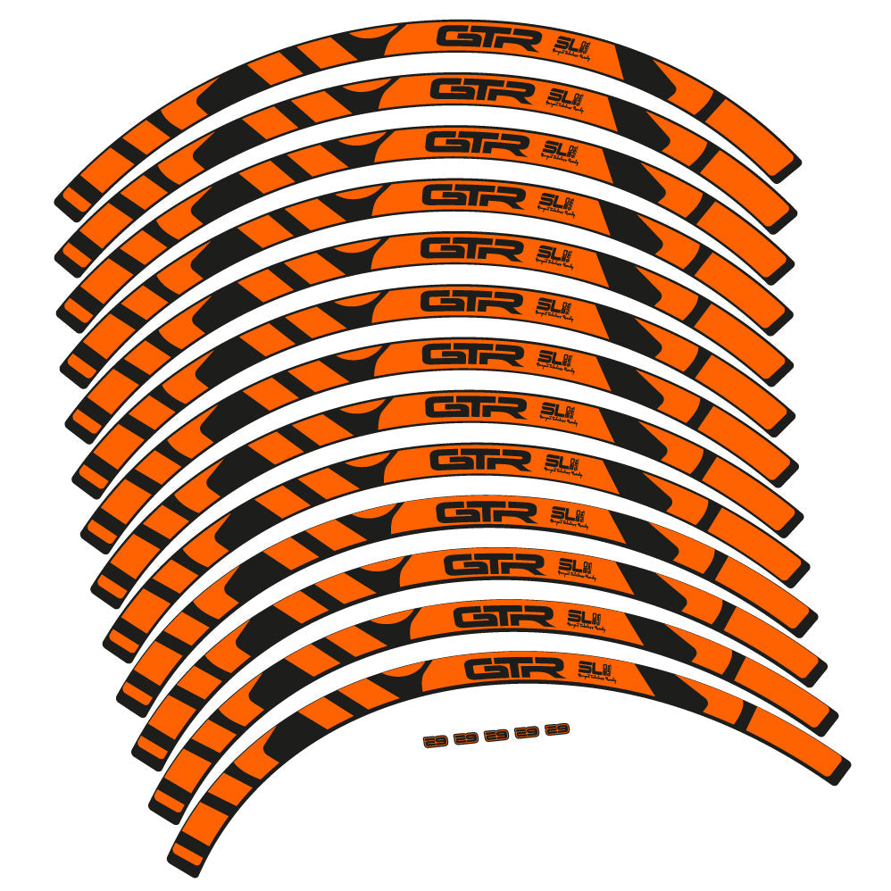 Stickers Gurpil GTR Tubeless Ready SL20 Boost compatibles Autocollants roues VTT 29"