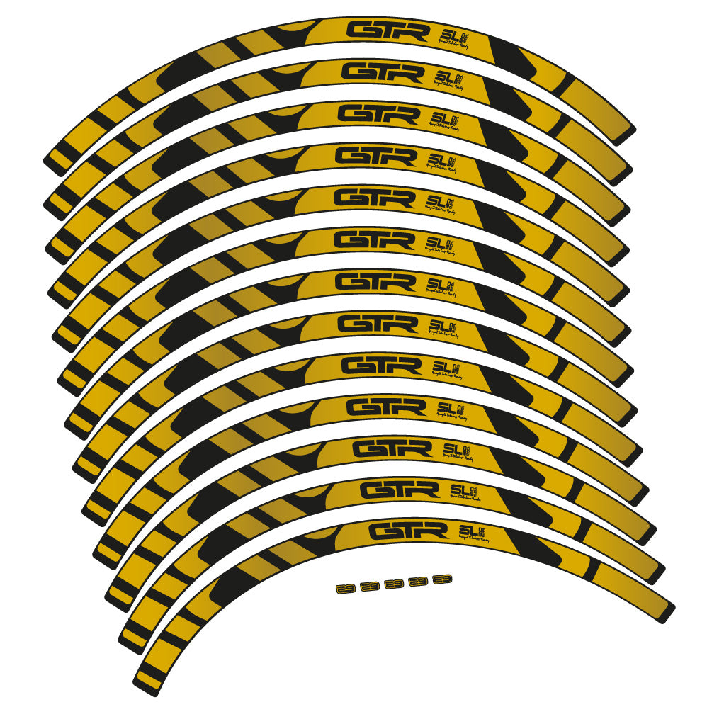 Stickers Gurpil GTR Tubeless Ready SL20 Boost compatibles Autocollants roues VTT 29"