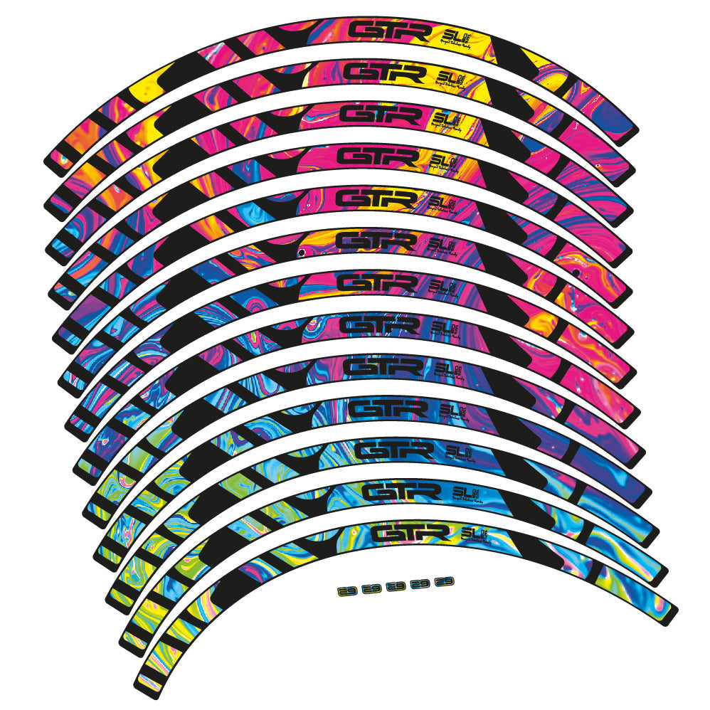 Stickers Gurpil GTR Tubeless Ready SL20 Boost compatibles Autocollants roues VTT 29"
