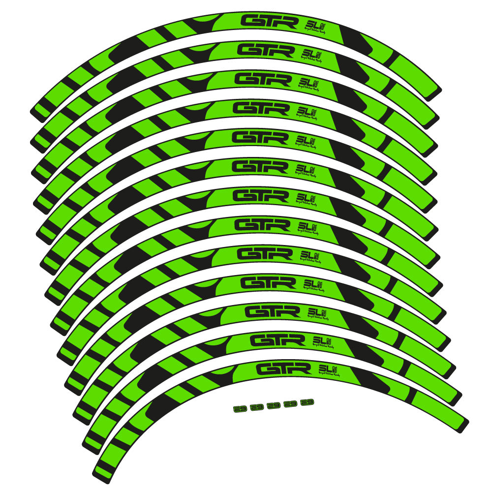 Stickers Gurpil GTR Tubeless Ready SL20 Boost compatibles Autocollants roues VTT 29"