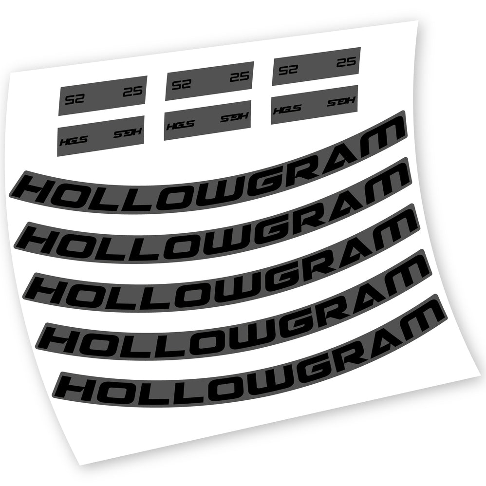 Stickers Hollowgram 25 compatibles Autocollants roues VTT