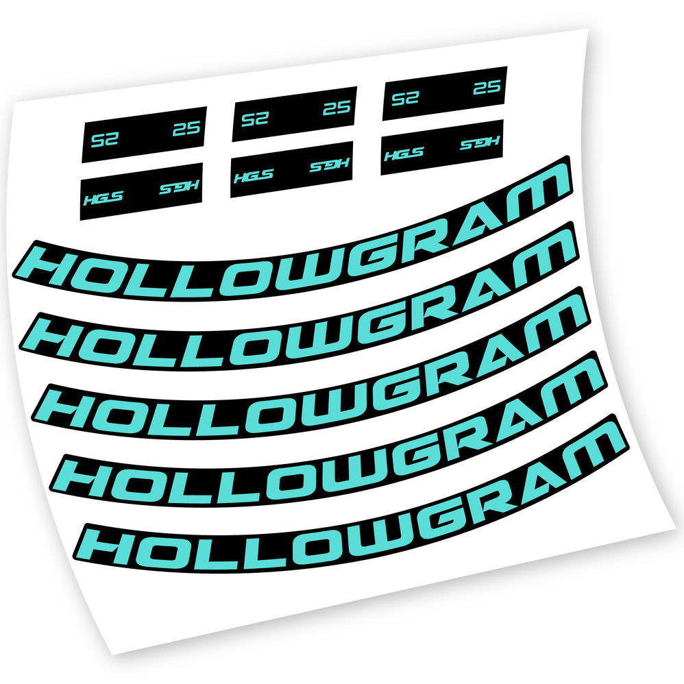 Stickers Hollowgram 25 compatibles Autocollants roues VTT