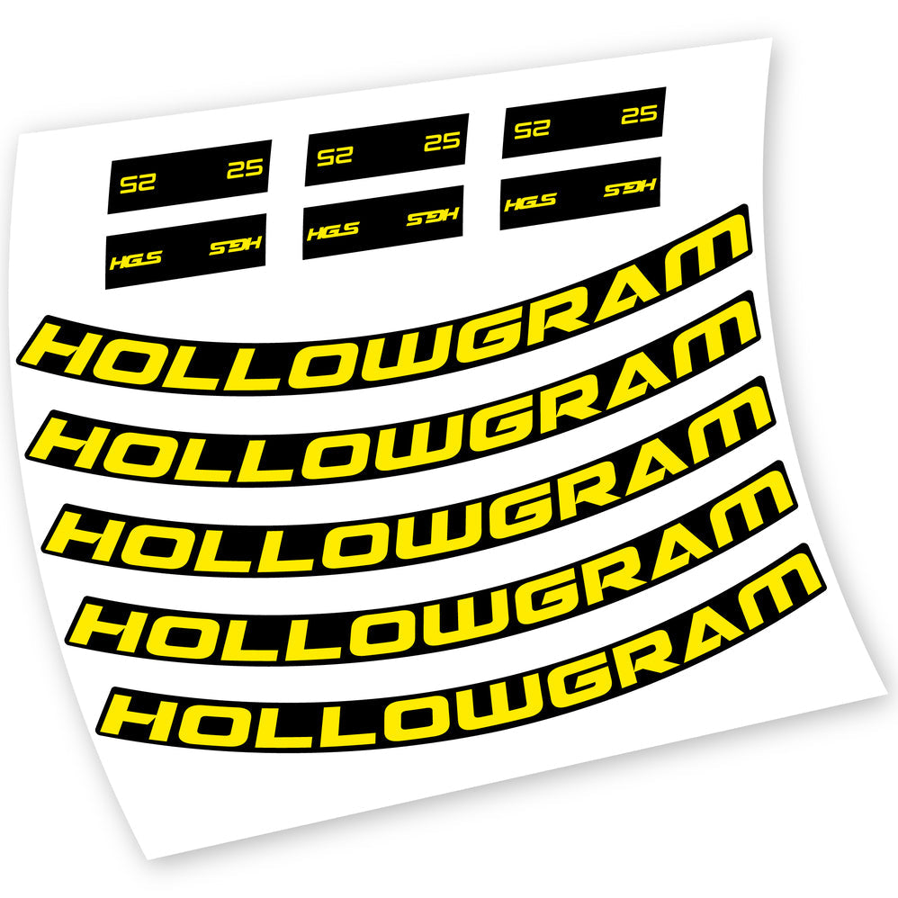 Stickers Hollowgram 25 compatibles Autocollants roues VTT
