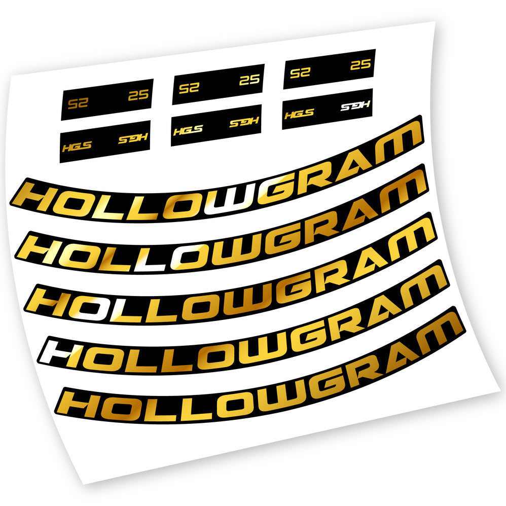Stickers Hollowgram 25 compatibles Autocollants roues VTT