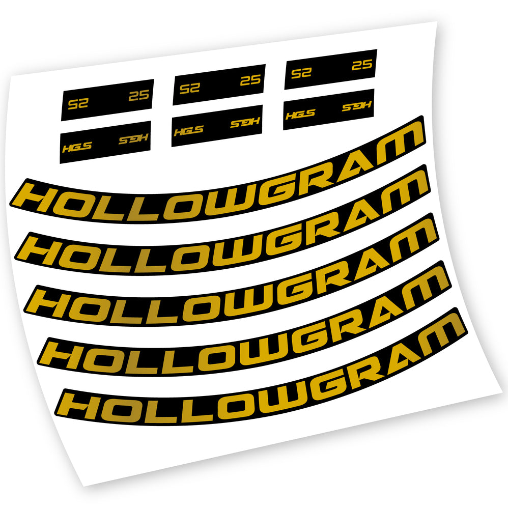 Stickers Hollowgram 25 compatibles Autocollants roues VTT