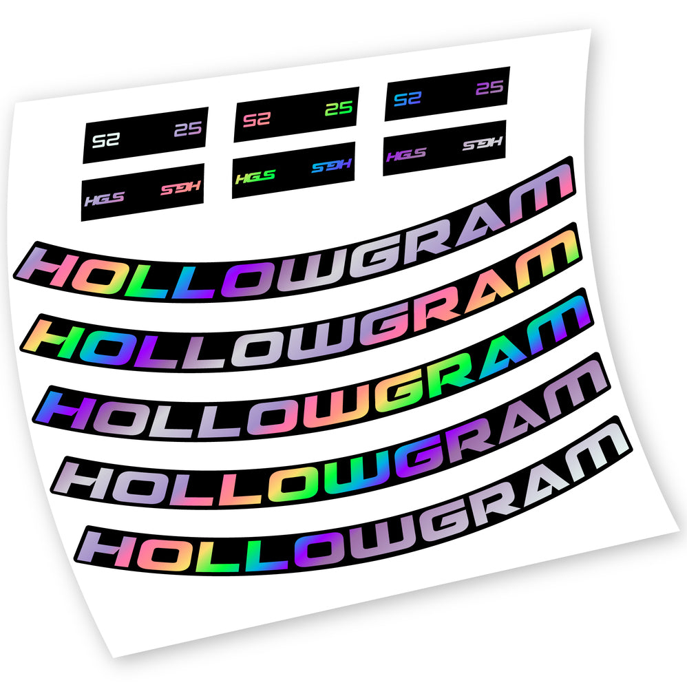 Stickers Hollowgram 25 compatibles Autocollants roues VTT