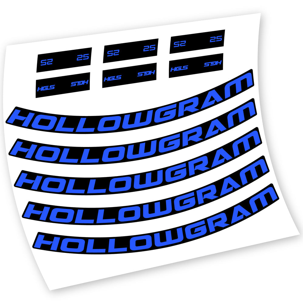 Stickers Hollowgram 25 compatibles Autocollants roues VTT