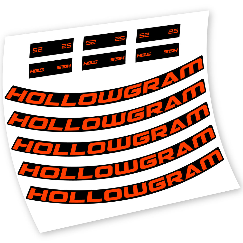Stickers Hollowgram 25 compatibles Autocollants roues VTT