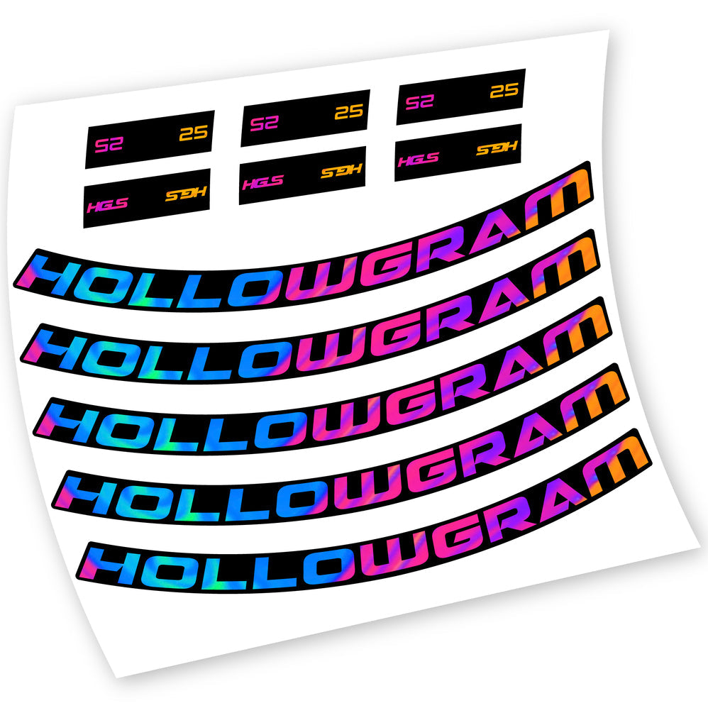 Stickers Hollowgram 25 compatibles Autocollants roues VTT