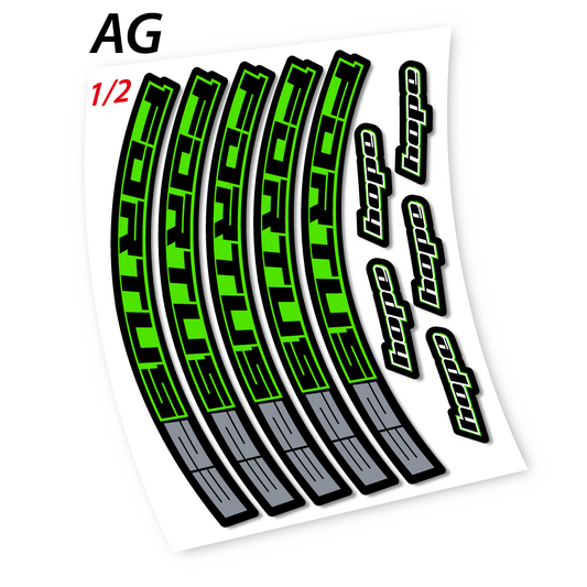 Stickers Hope Fortus 23 compatibles Autocollants roues VTT
