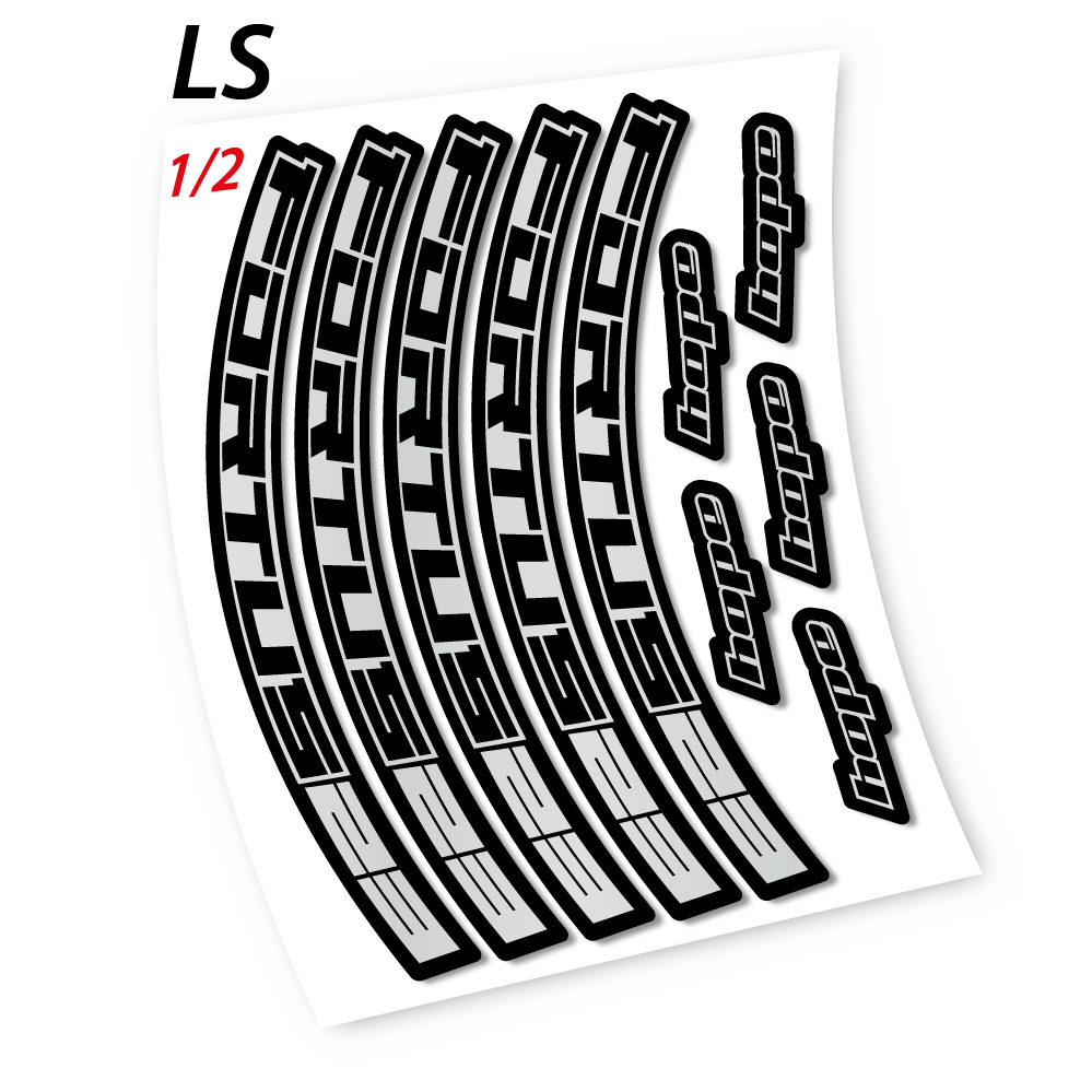 Stickers Hope Fortus 23 compatibles Autocollants roues VTT