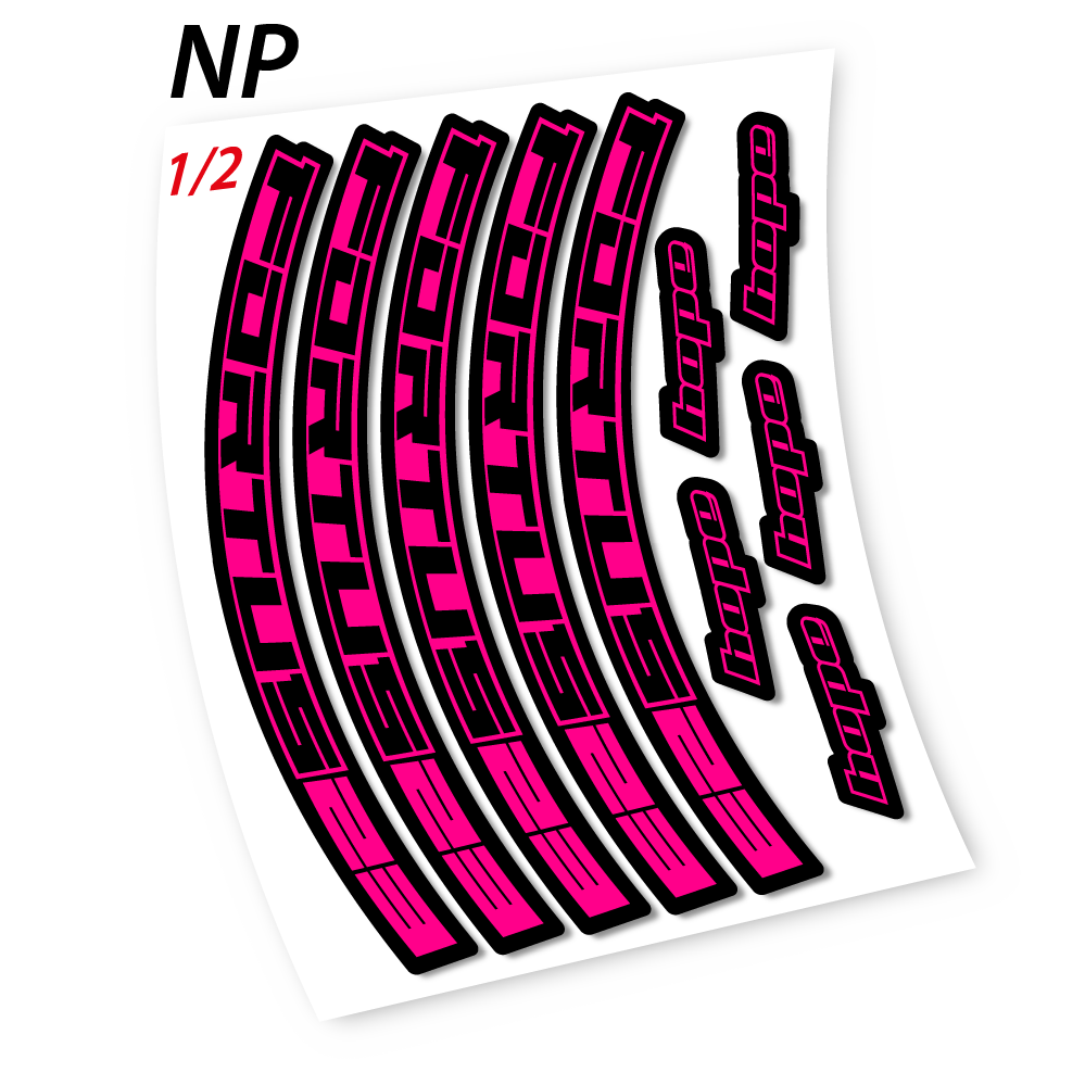 Stickers Hope Fortus 23 compatibles Autocollants roues VTT