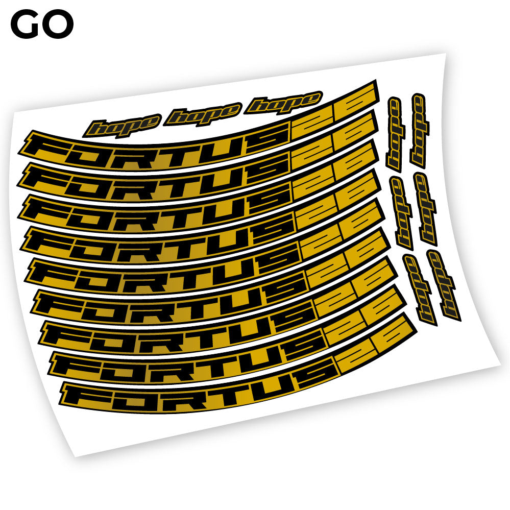 Stickers Hope Fortus 26 compatibles Autocollants roues 26"