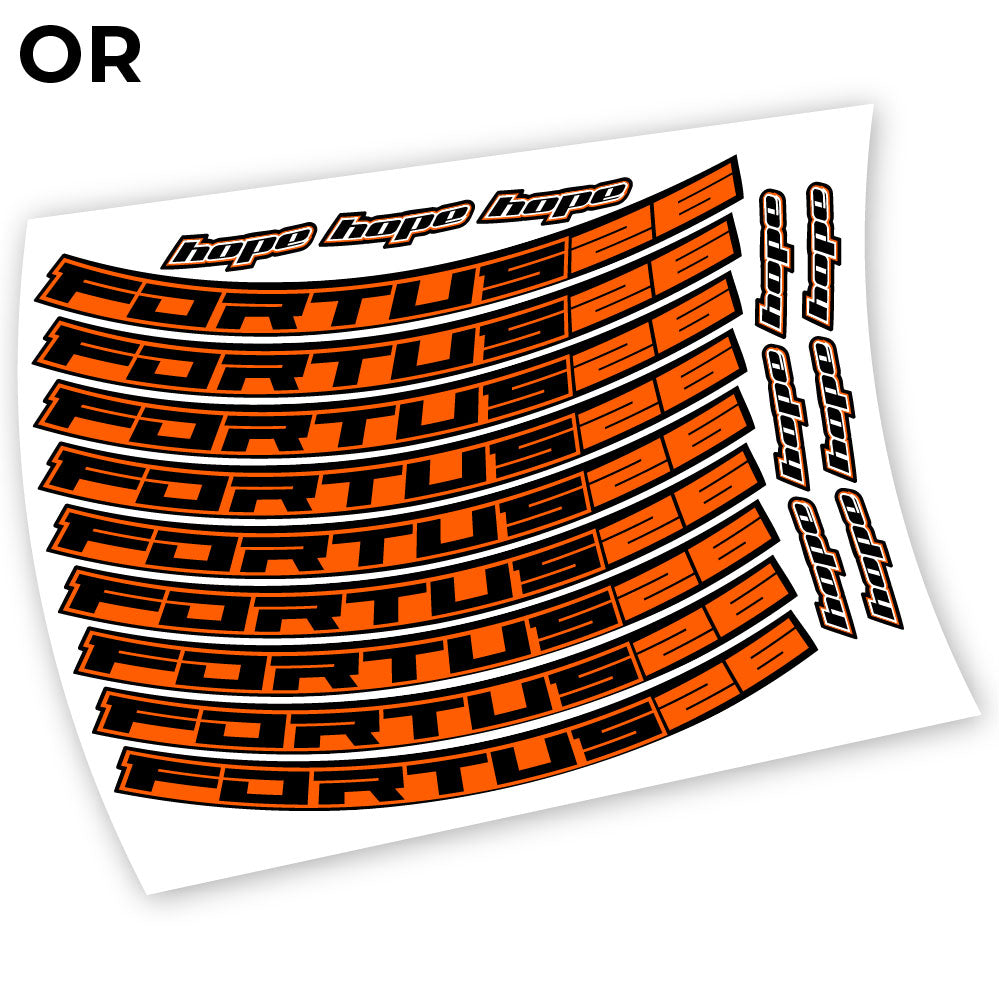 Stickers Hope Fortus 26 compatibles Autocollants roues 26"