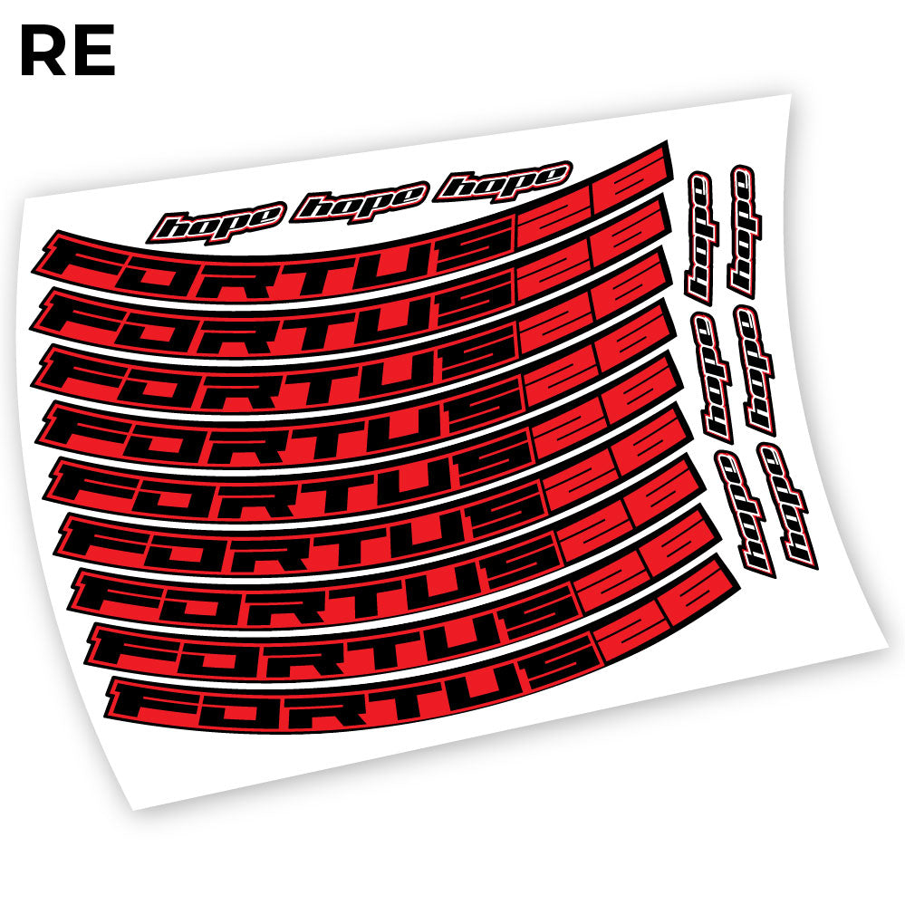 Stickers Hope Fortus 26 compatibles Autocollants roues 26"