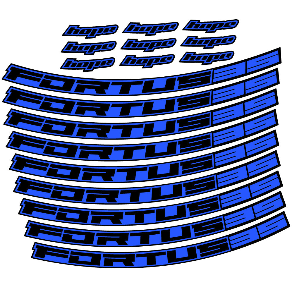 Stickers Hope Fortus 35 compatibles Autocollants roues