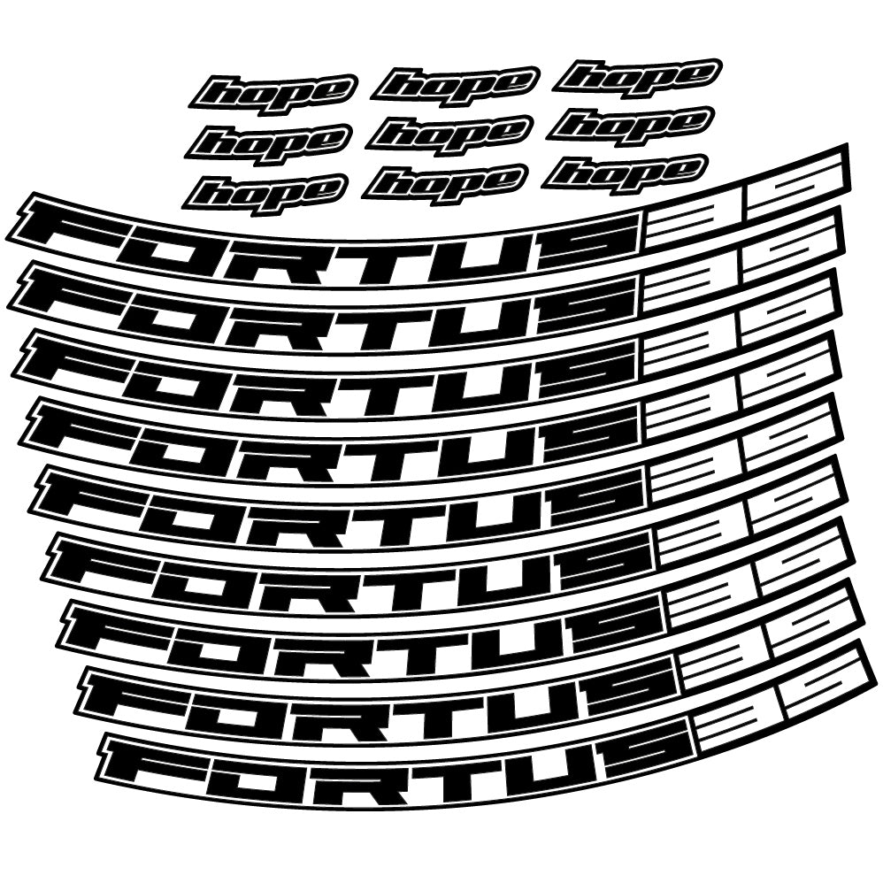 Stickers Hope Fortus 35 compatibles Autocollants roues