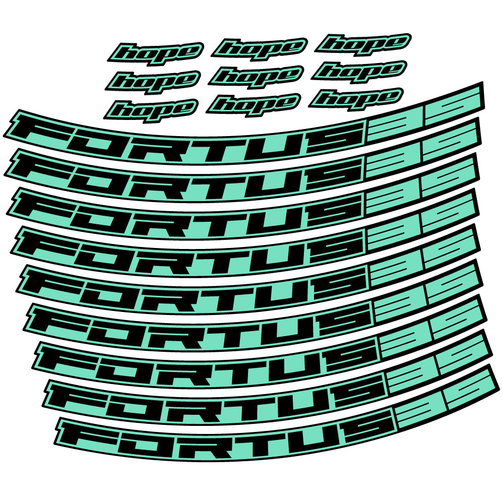 Stickers Hope Fortus 35 compatibles Autocollants roues