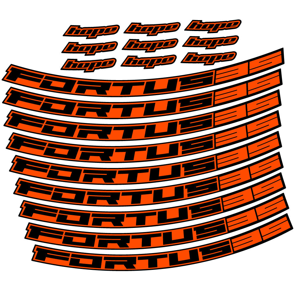 Stickers Hope Fortus 35 compatibles Autocollants roues