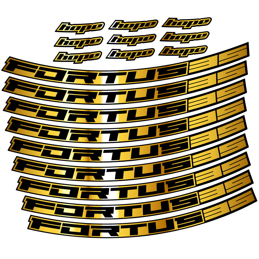 Stickers Hope Fortus 35 compatibles Autocollants roues