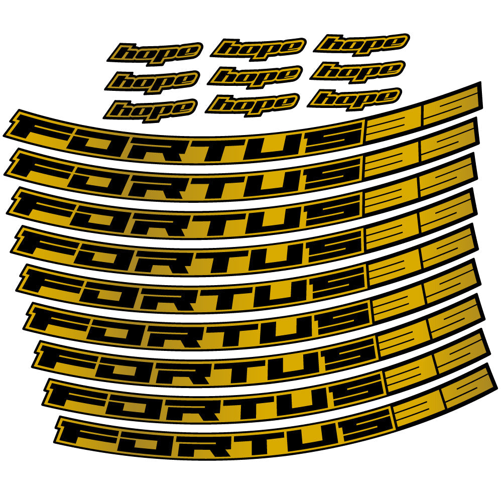 Stickers Hope Fortus 35 compatibles Autocollants roues