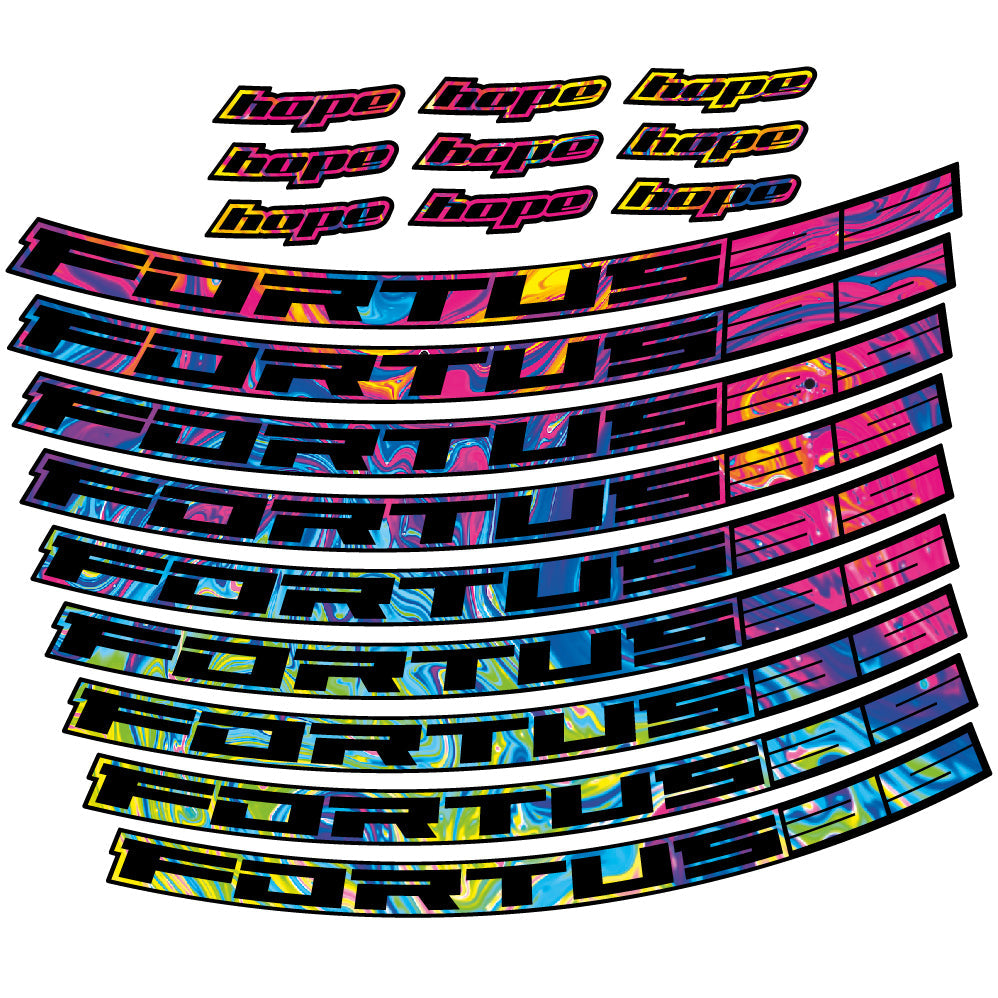 Stickers Hope Fortus 35 compatibles Autocollants roues