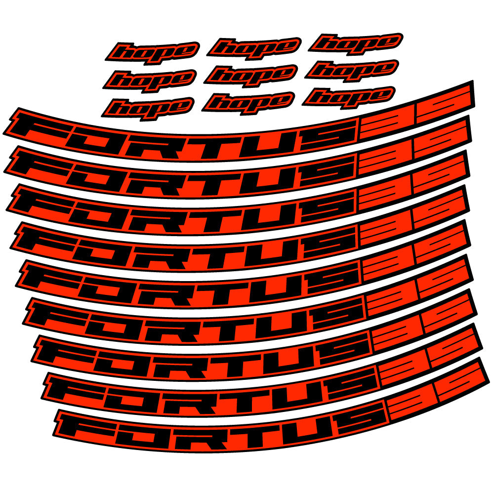 Stickers Hope Fortus 35 compatibles Autocollants roues