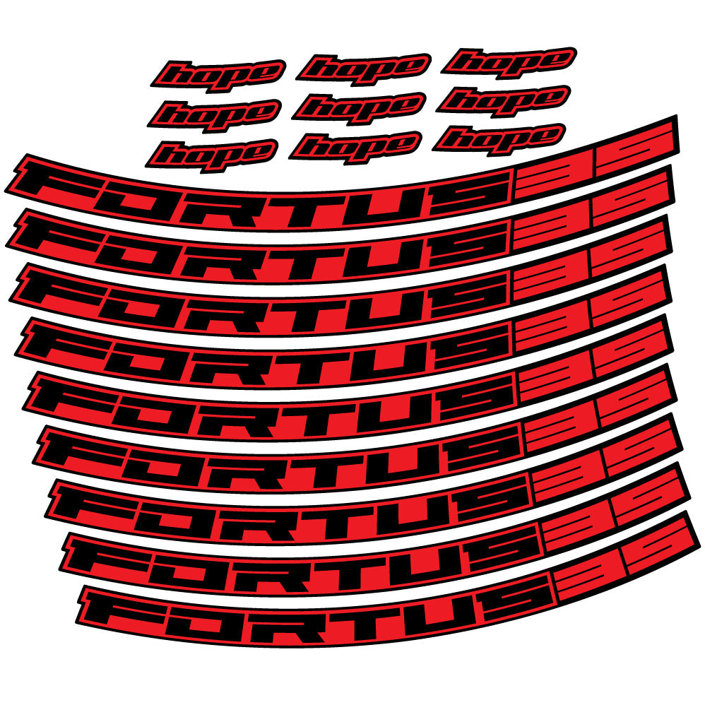 Stickers Hope Fortus 35 compatibles Autocollants roues
