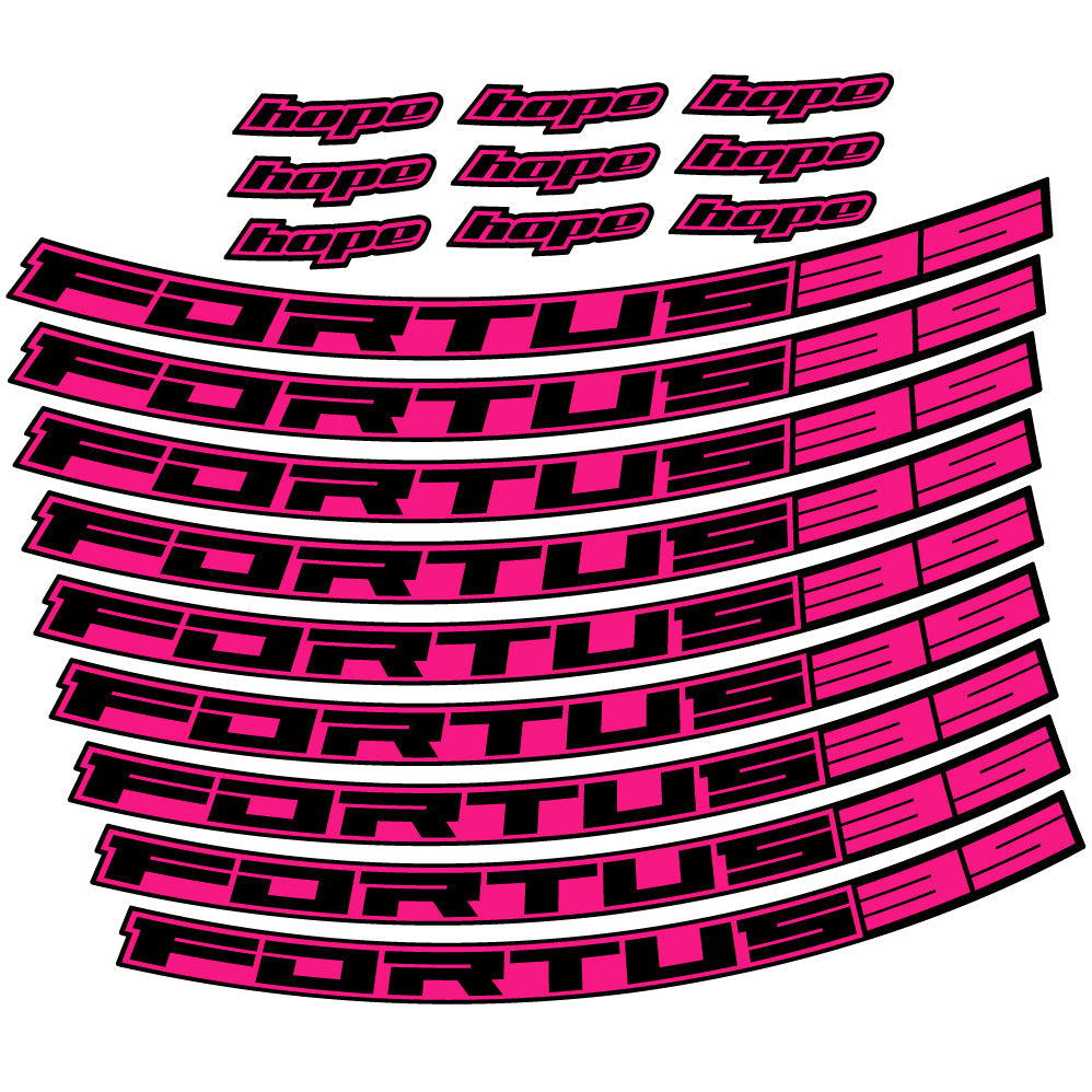 Stickers Hope Fortus 35 compatibles Autocollants roues