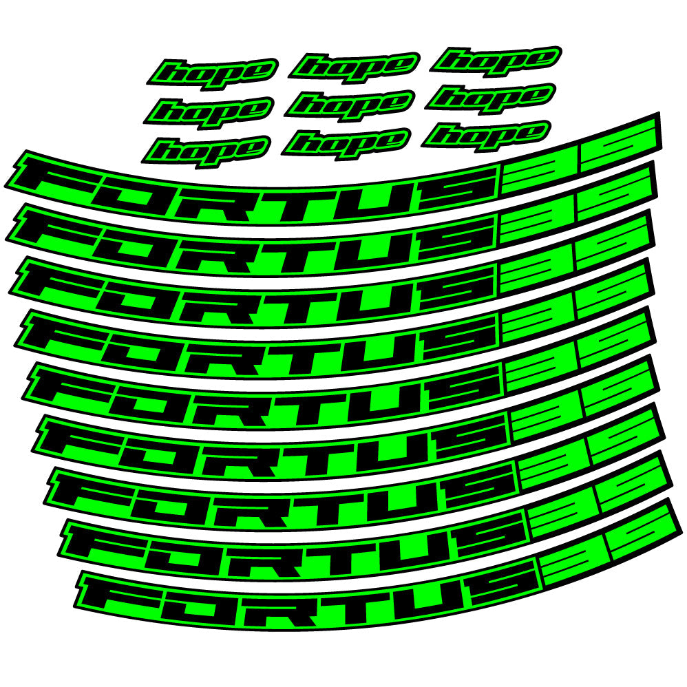 Stickers Hope Fortus 35 compatibles Autocollants roues