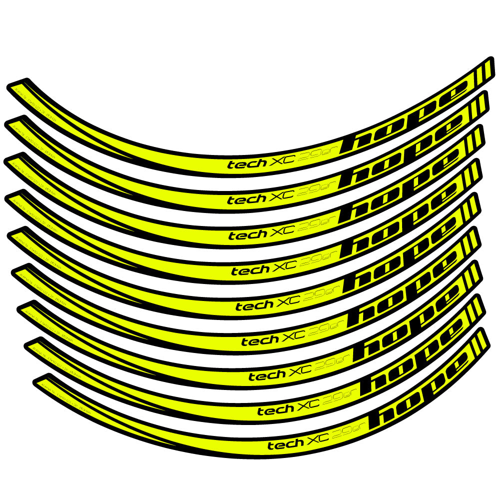 Stickers Hope Tech XC compatibles Autocollants roues VTT 29"