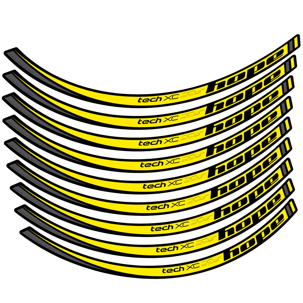 Stickers Hope Tech XC compatibles Autocollants roues VTT 29"