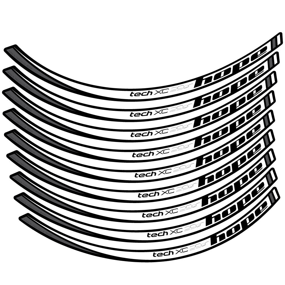 Stickers Hope Tech XC compatibles Autocollants roues VTT 29"