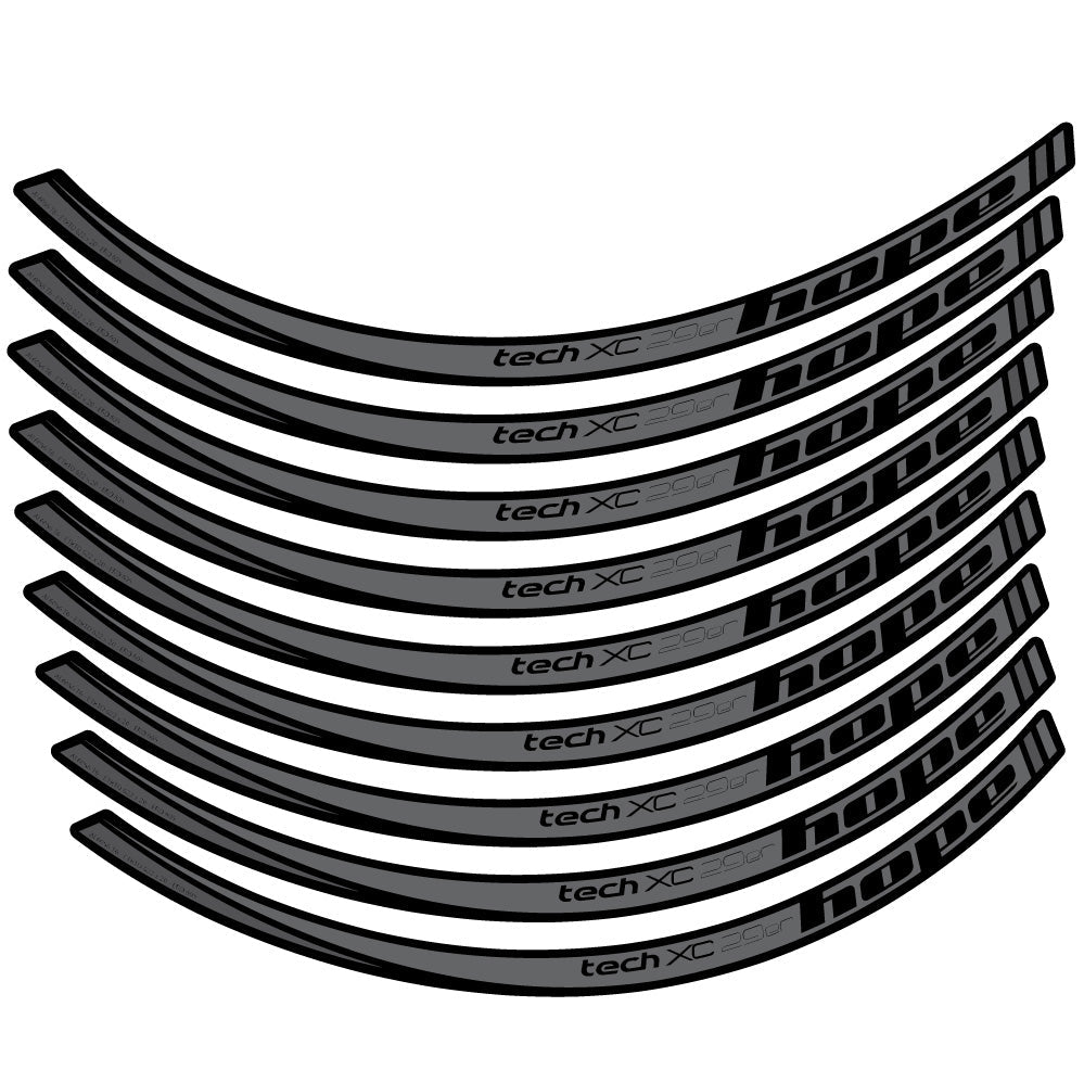 Stickers Hope Tech XC compatibles - Autocollants roue vélo VTT