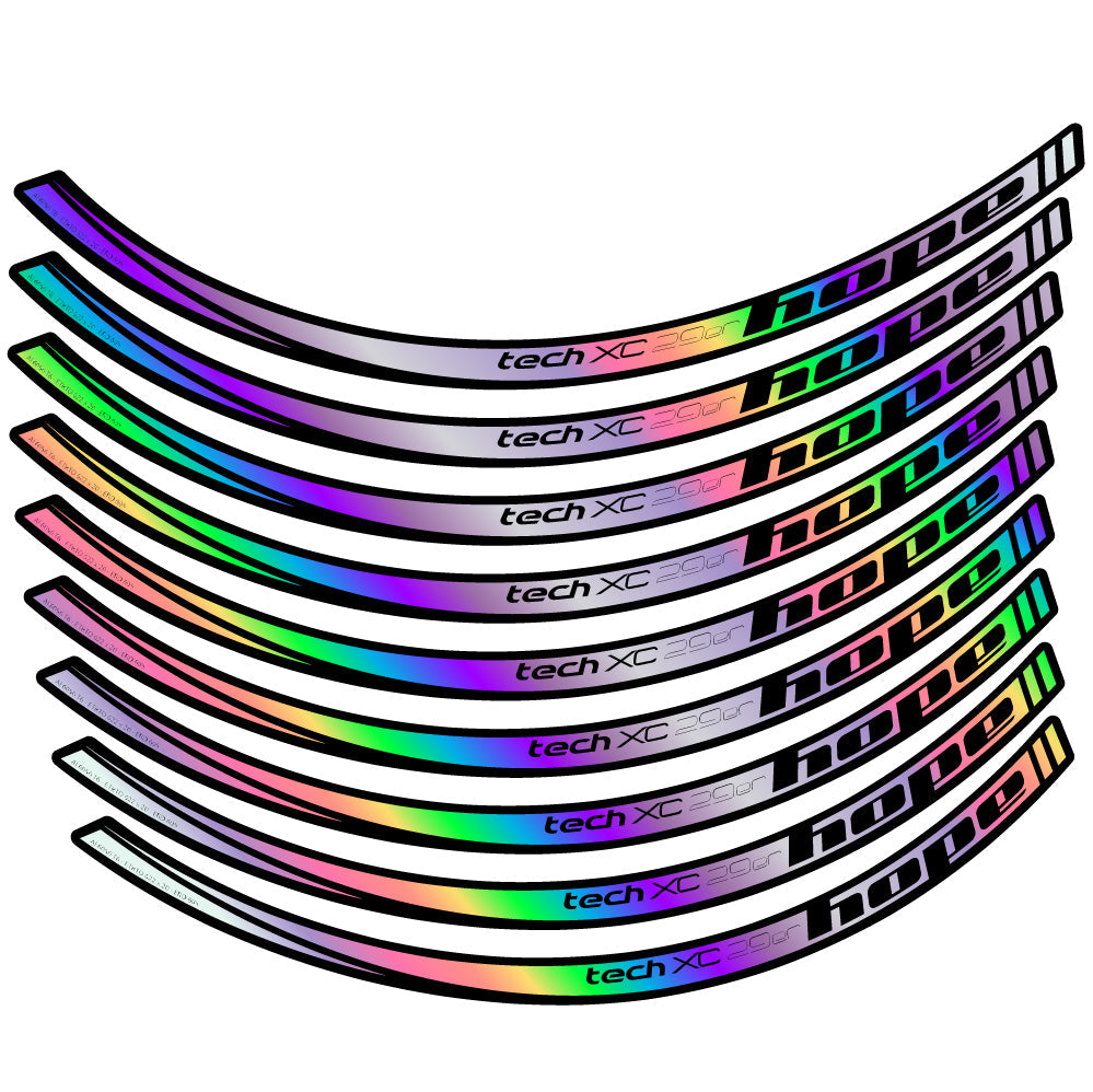 Stickers Hope Tech XC compatibles Autocollants roues VTT 29"