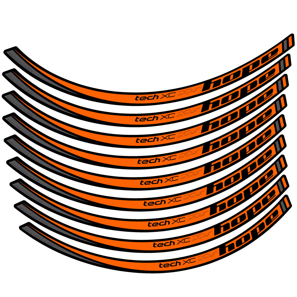 Stickers Hope Tech XC compatibles Autocollants roues VTT 29"