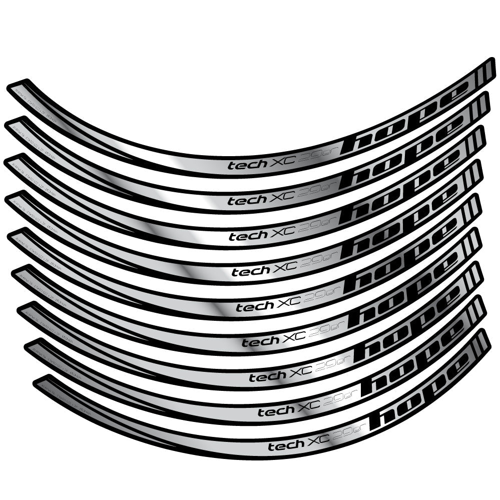 Stickers Hope Tech XC compatibles - Autocollants roue vélo VTT