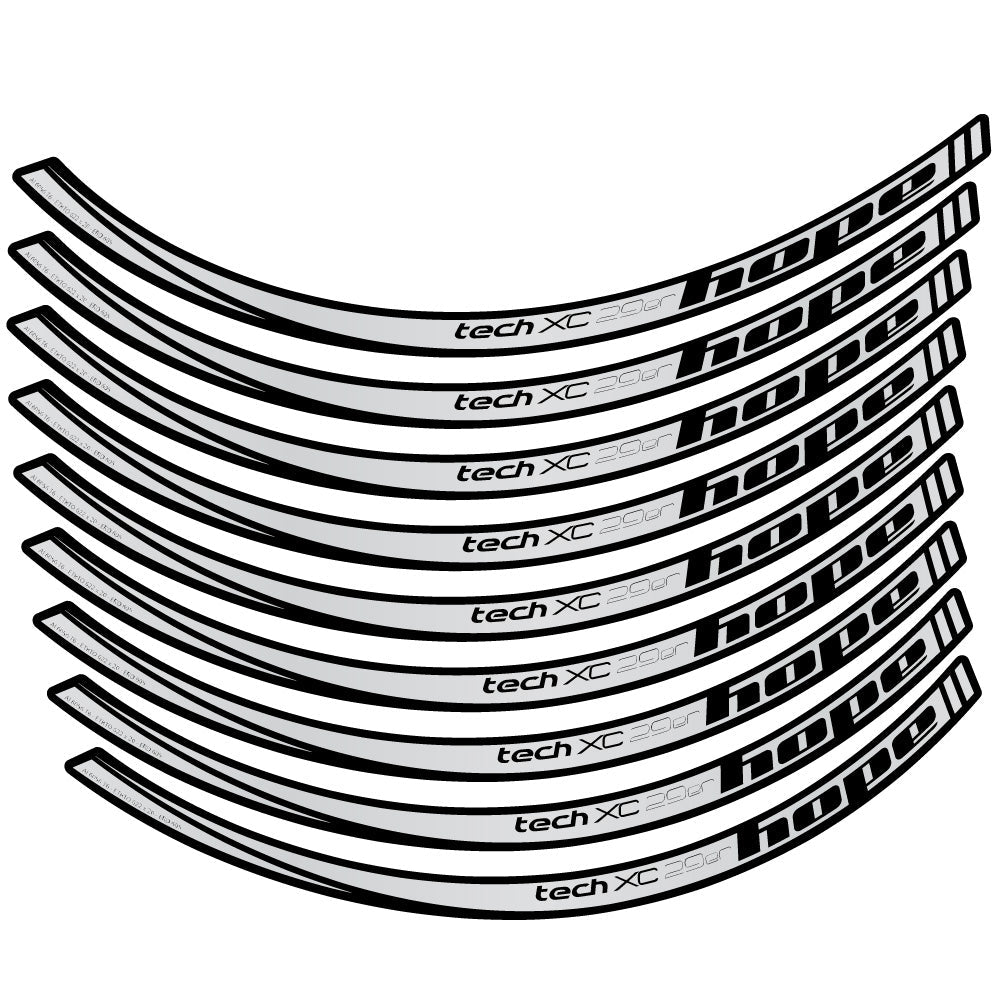 Stickers Hope Tech XC compatibles Autocollants roues VTT 29"