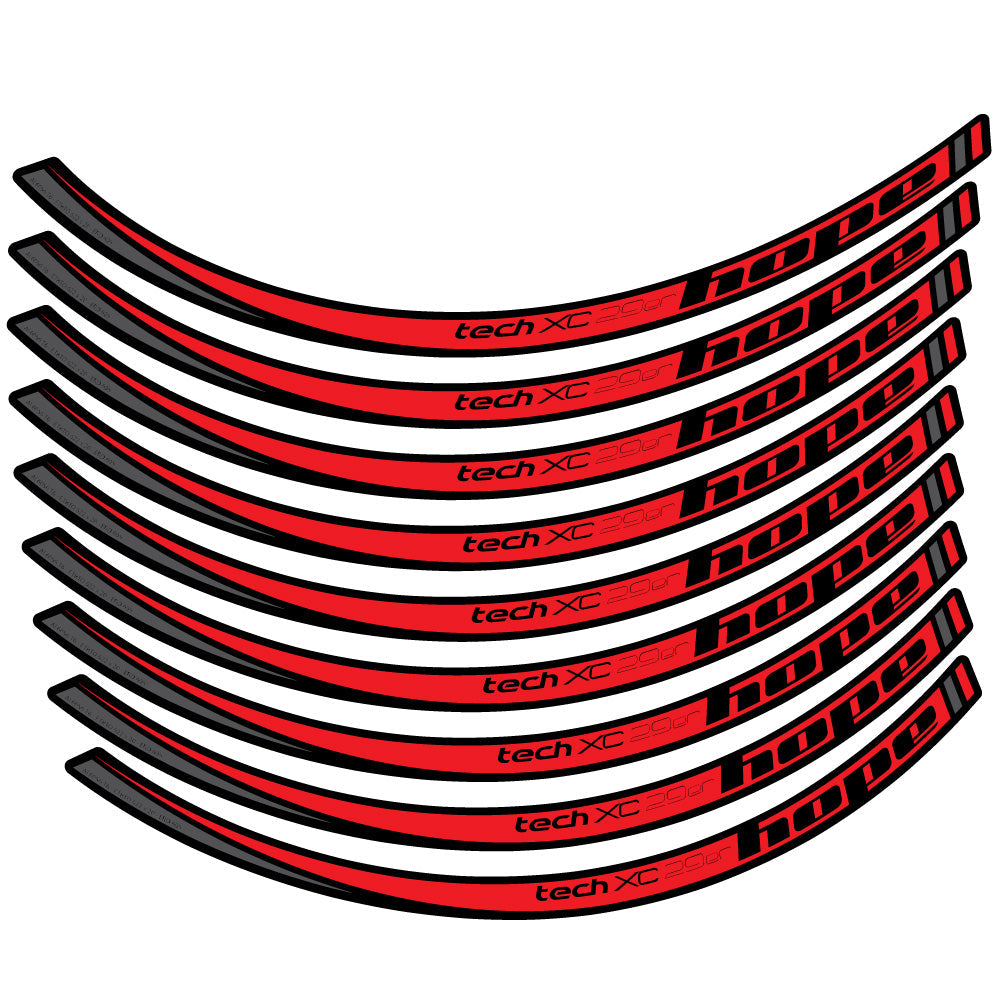 Stickers Hope Tech XC compatibles Autocollants roues VTT 29"