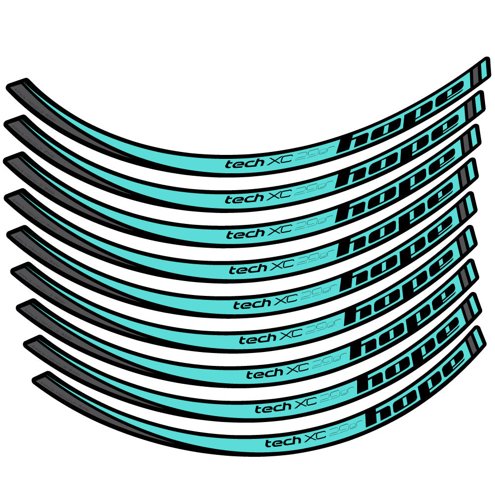 Stickers Hope Tech XC compatibles Autocollants roues VTT 29"