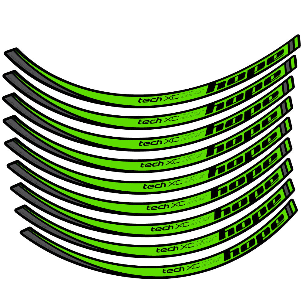 Stickers Hope Tech XC compatibles - Autocollants roue vélo VTT