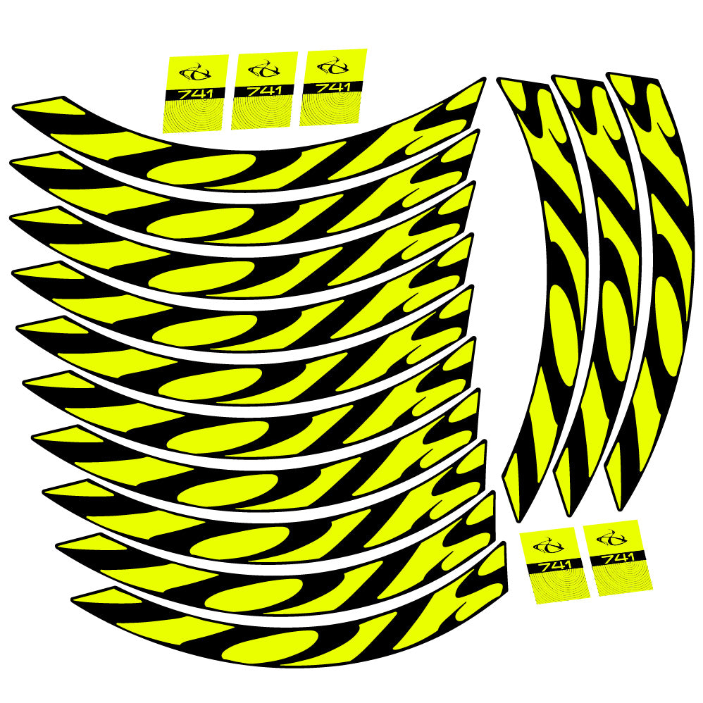 Stickers Ibis 741 2018 compatibles Autocollants roues VTT 29"