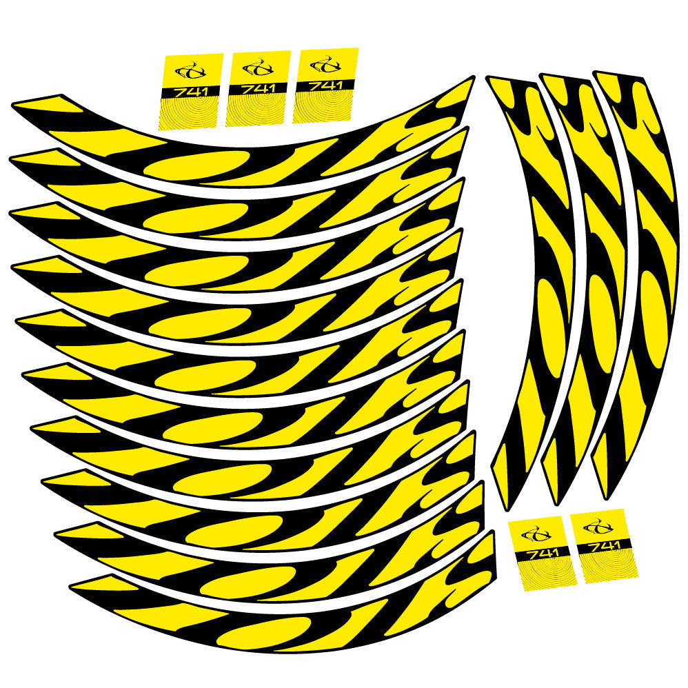 Stickers Ibis 741 2018 compatibles Autocollants roues VTT 29"