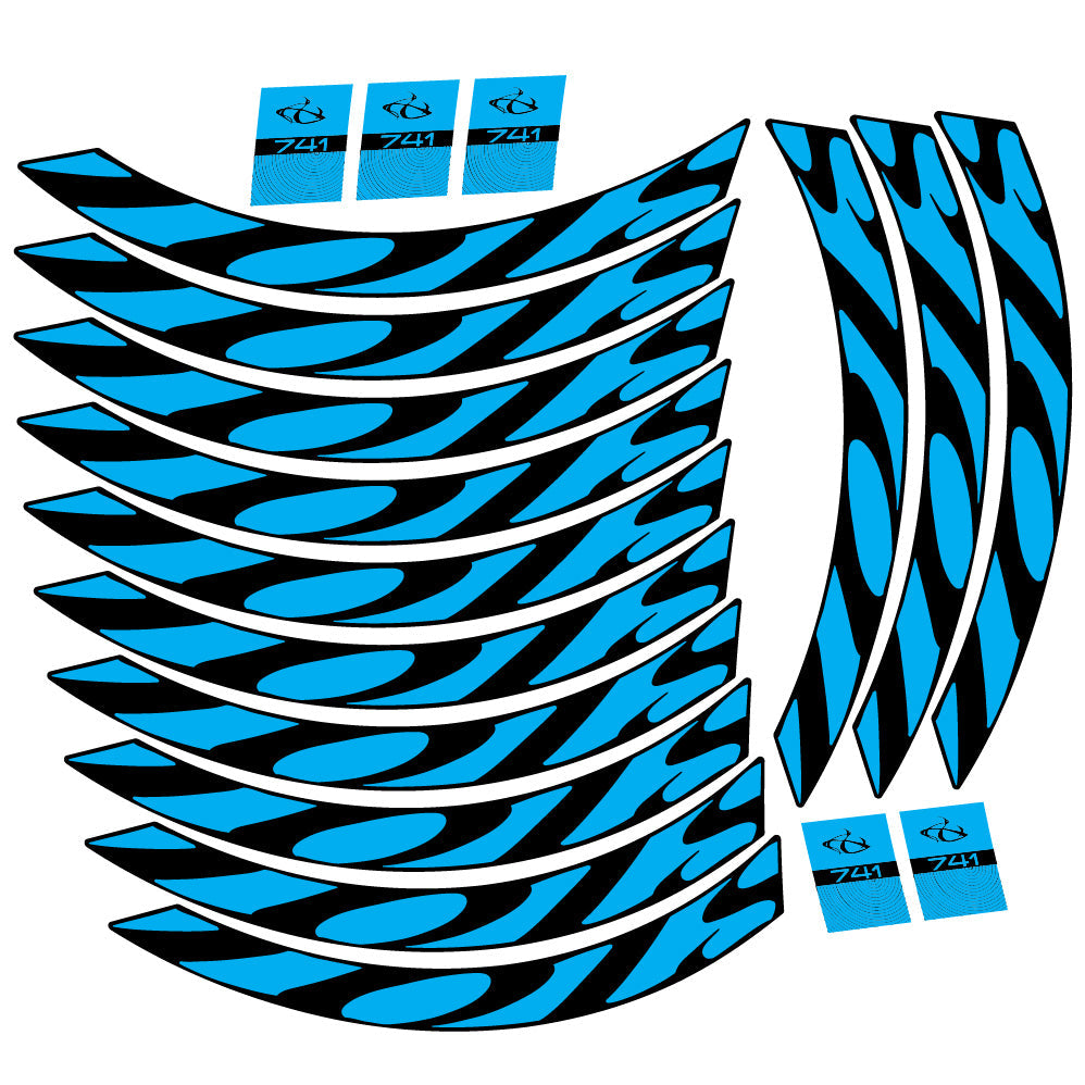 Stickers Ibis 741 2018 compatibles Autocollants roues VTT 29"