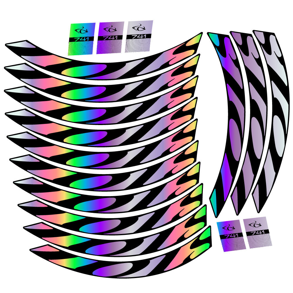 Stickers Ibis 741 2018 compatibles Autocollants roues VTT 29"