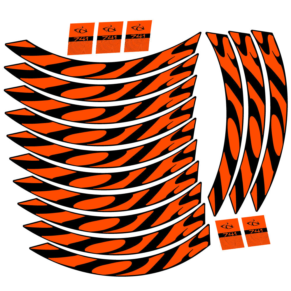 Stickers Ibis 741 2018 compatibles Autocollants roues VTT 29"