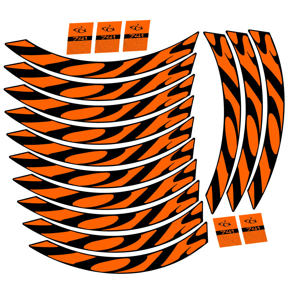 Stickers Ibis 741 2018 compatibles Autocollants roues VTT 29"