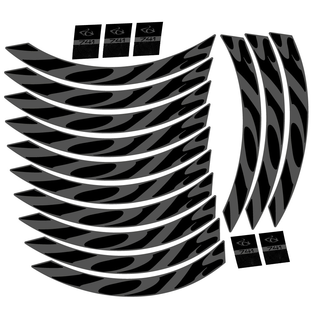 Stickers Ibis 741 2018 compatibles Autocollants roues VTT 29"