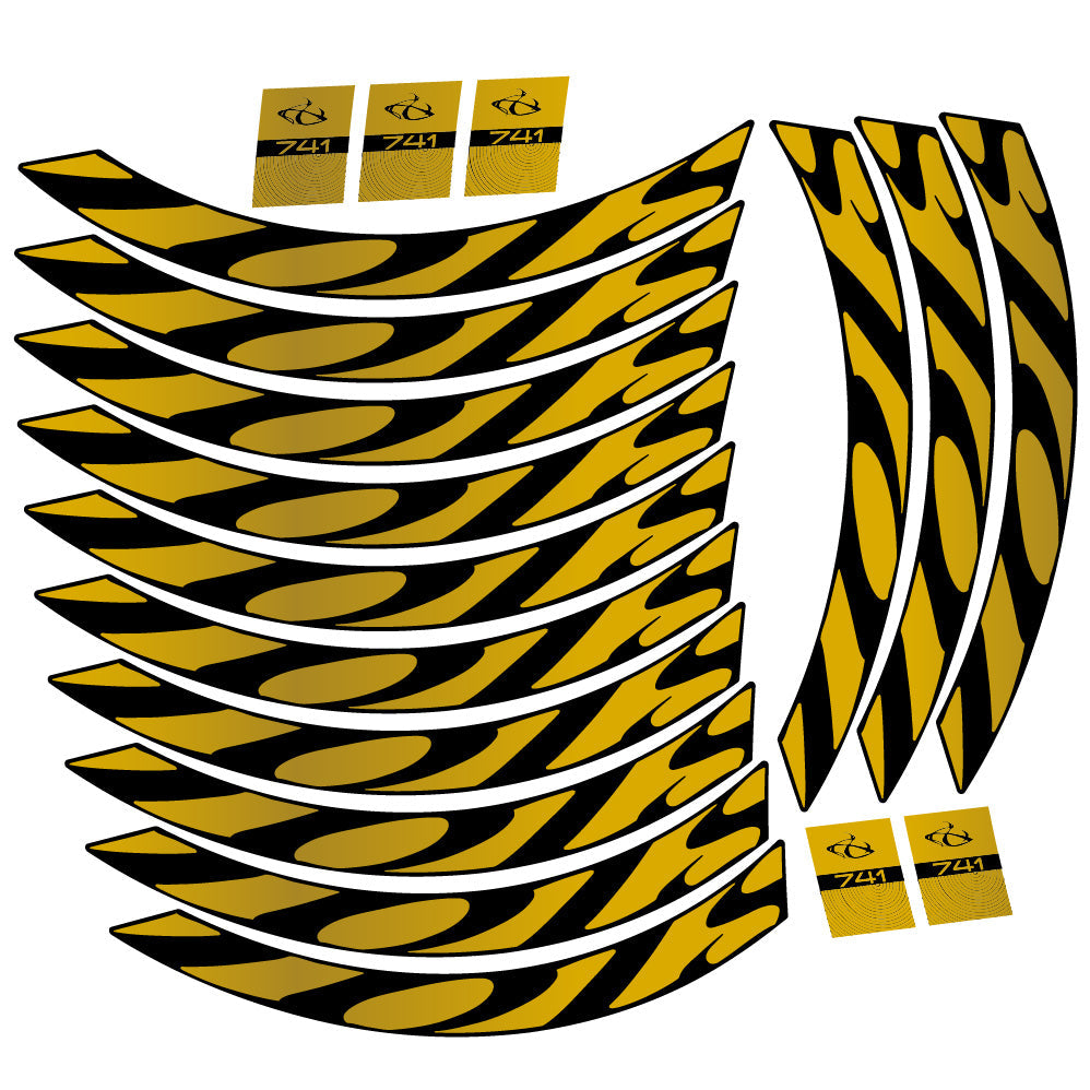 Stickers Ibis 741 2018 compatibles Autocollants roues VTT 29"